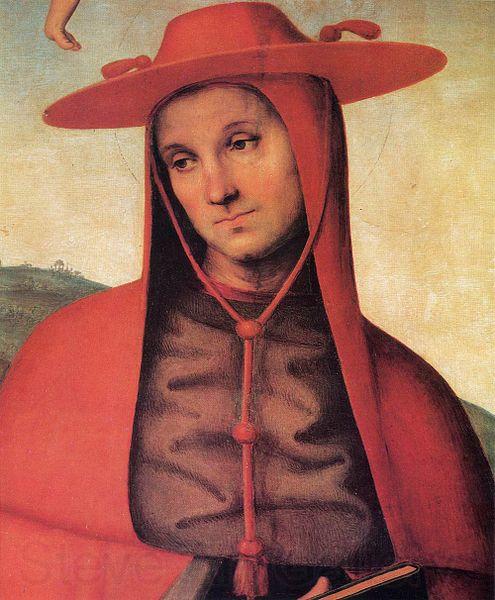 Pietro Perugino Assumption of the Virgin with Four Saints Spain oil painting art